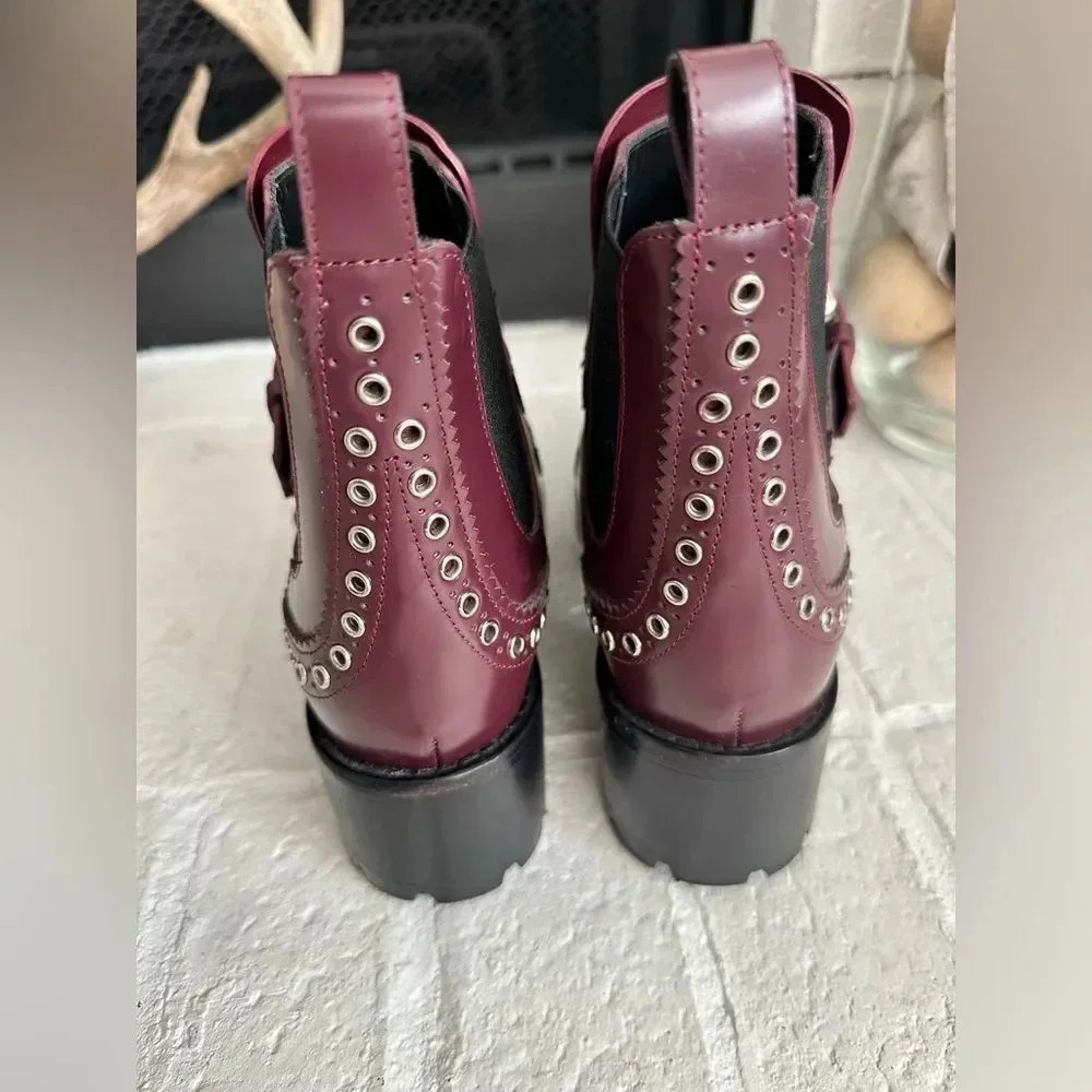 Red Valentino Ankle leather boots size 37 - Picture 8 of 11
